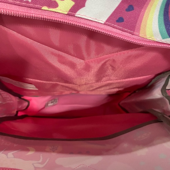 NWT 6 Piece Pink Unicorn Backpack & Accessories Set - Picture 4 of 5